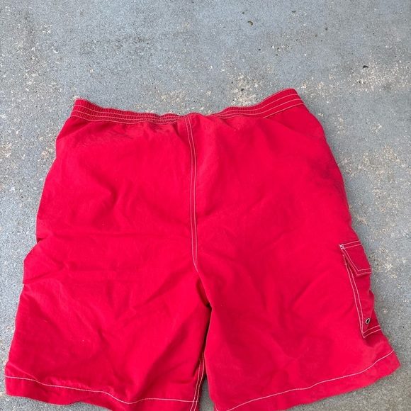 Polo by Ralph Lauren Men's Red Swim Shorts - Picture 7 of 7